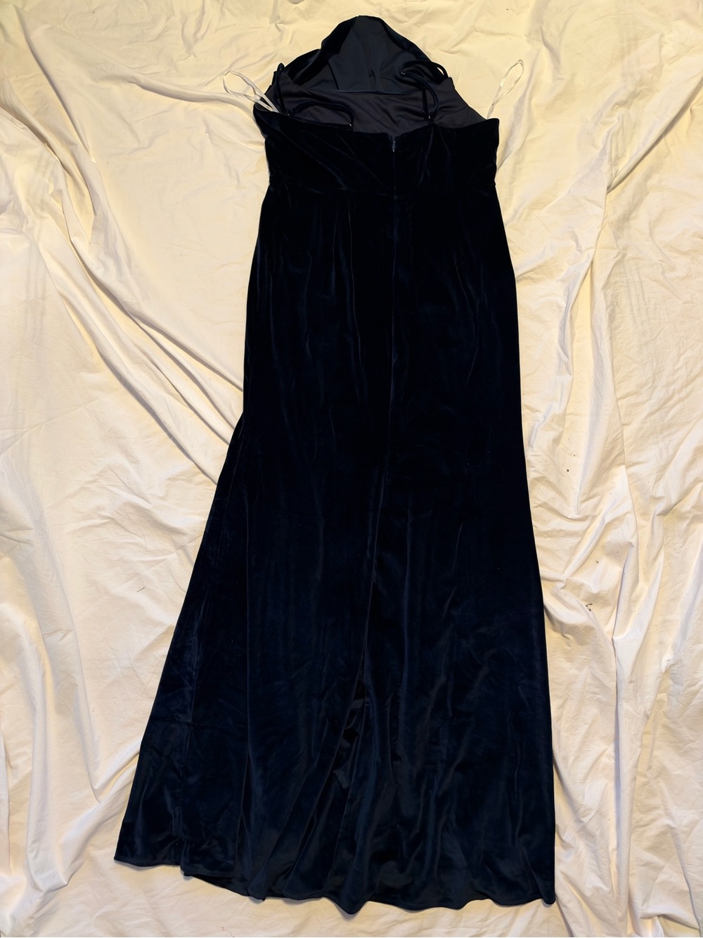 Lulu’s Elegant Black Velvet Evening Dress - Women’s XL